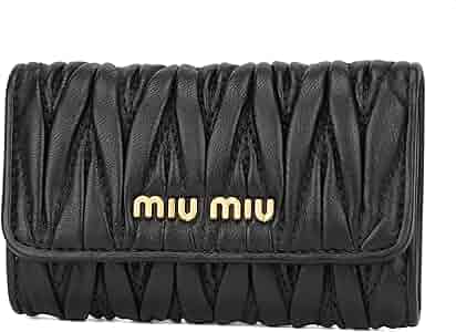 【美品・箱付き】miu miu ミュウミュウ キーケース ブラック マテラッセ Amazon.co.jp: [ミュウミュウ] マテラッセ レザー キーケース 6